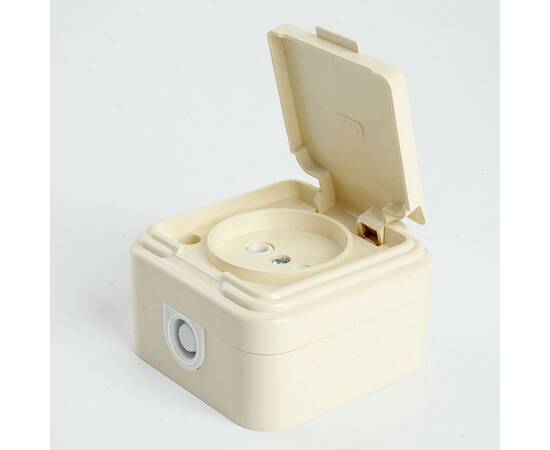 Розетка 2P Stekker Брест с крышкой слоновая кость PST16-20-44 49060, изображение 7