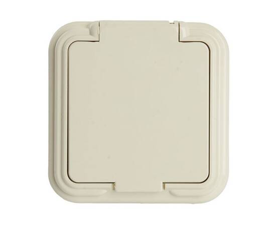 Розетка 2P Stekker Брест с крышкой слоновая кость PST16-20-44 49060, изображение 8