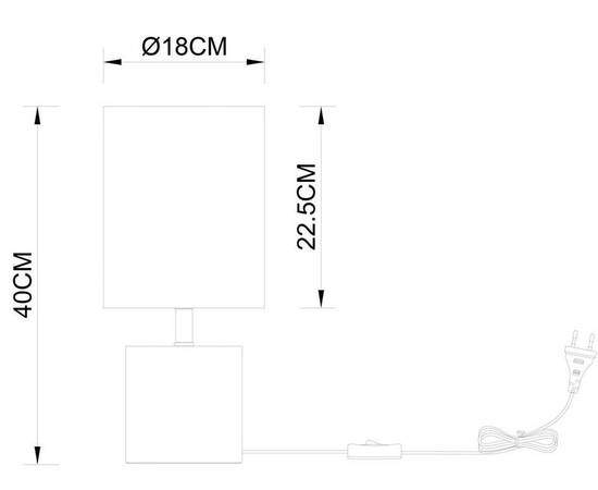 Настольная лампа Arte Lamp Jishui A5036LT-1BR, изображение 2