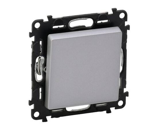 Выключатель одноклавишный Legrand Valena Life 10A 250V алюминий 752601