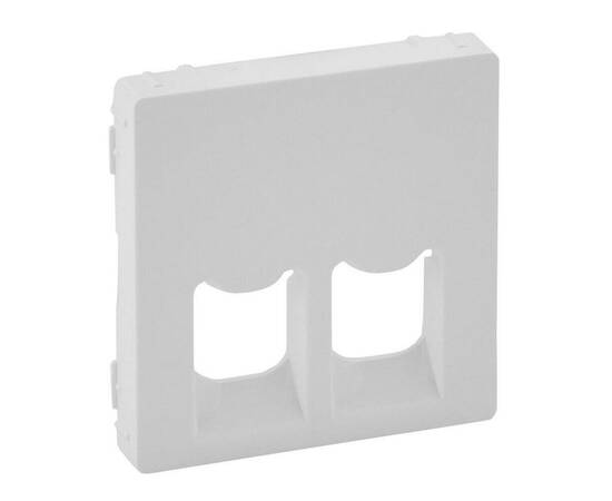 Лицевая панель Legrand Valena Life розетки телефонной RJ-11/Ethernet RJ-45 белая 755420