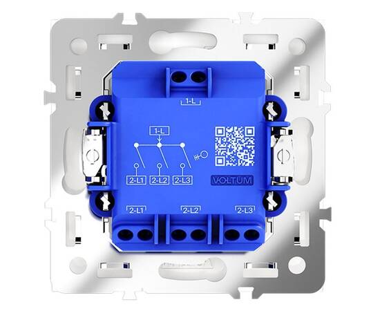 Выключатель трехклавишный Voltum S70 VLS030103, изображение 4