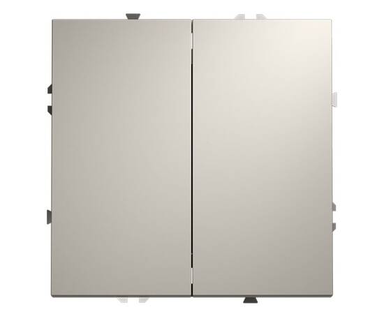 Выключатель двухклавишный Voltum S70 VLS020103