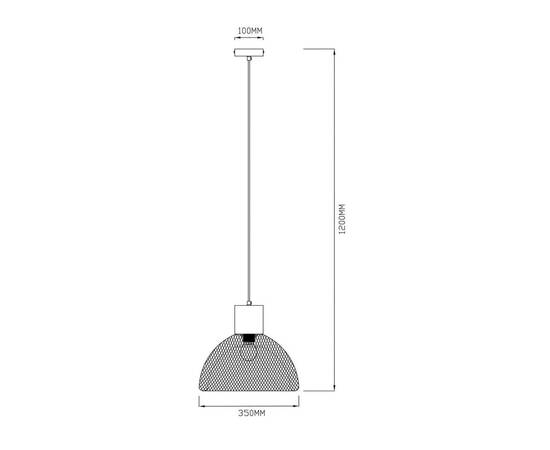 Подвесной светильник Arte Lamp Castello A7046SP-1BK, изображение 2
