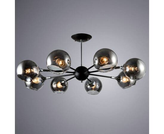 Потолочная люстра Arte Lamp Lagos A2708PL-8BK, изображение 2