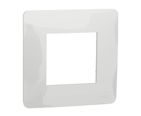 Рамка 1-постовая Schneider Electric Unica New NU200218