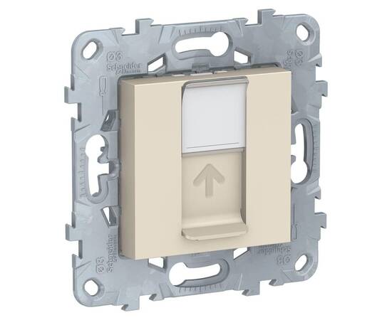 Розетка компьютерная RJ45 Schneider Electric Unica New Cat. 5е UTP NU541144