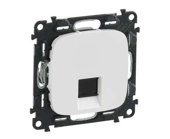 Информационная розетка RJ45 Legrand Valena Allure белая 753740