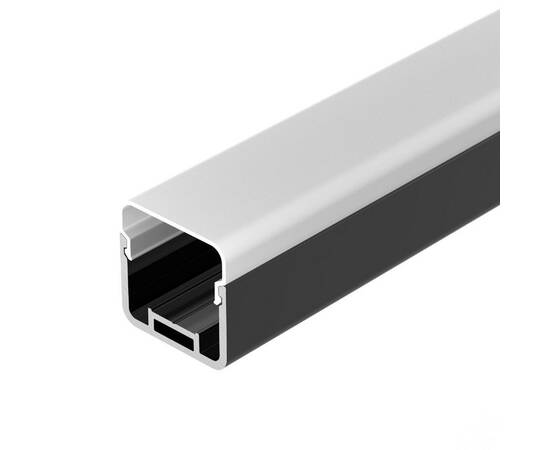 Профиль с экраном Arlight LINE-D-3030-2000 SQUARE BLACK+OPAL 055073