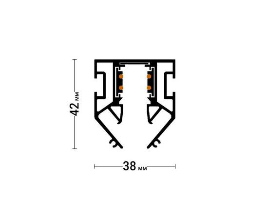 Шинопровод под натяжной потолок Favourite Logica 1014-TB-200, изображение 3