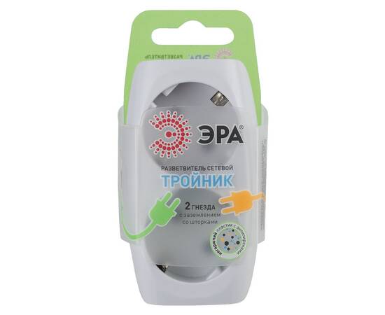 Разветвитель электрический Эра SP-2e-W C0045528, изображение 4