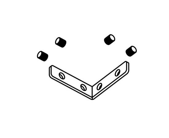Коннектор угловой Favourite Logica 1014-CU-001