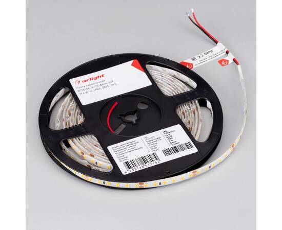 Светодиодная герметичная лента Arlight RTW-SE-A120-8mm 24V Warm2700 (9.6 W/m, IP65, 2835, 5m) 055405, изображение 3
