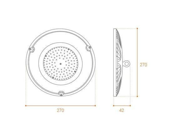 Промышленный светильник Wolta UFO-100W/01, изображение 5