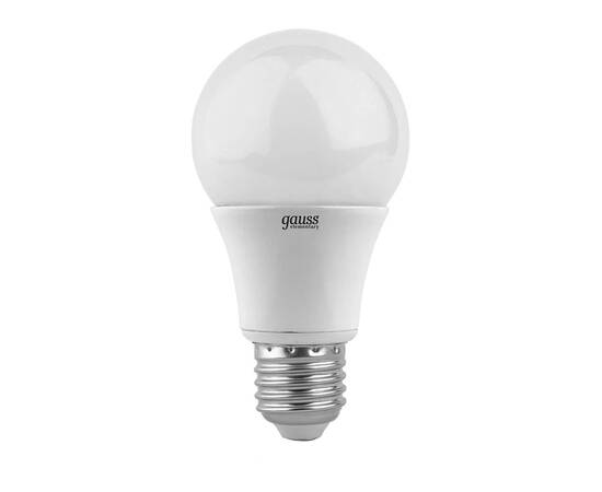 Лампа светодиодная Gauss E27 10W 3000K матовая 23210