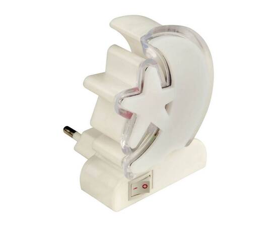 Настенный светодиодный светильник Uniel DTL-301-Месяц со звездочкой/RGB/4LED/0,5W 10314