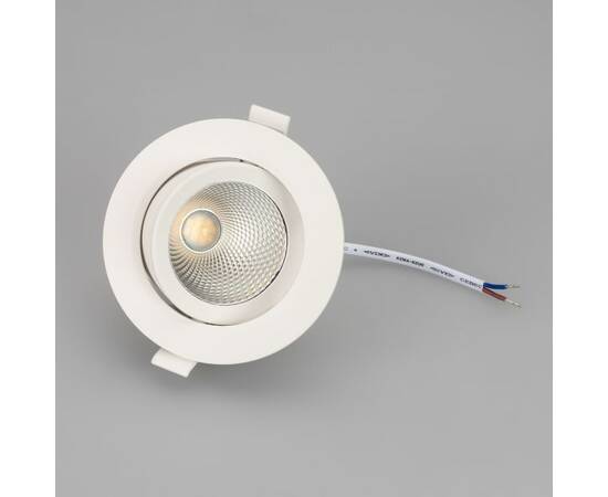 Встраиваемый светодиодный светильник Arlight LTD-Polar-Turn-R90-7W Warm3000 032310, изображение 4