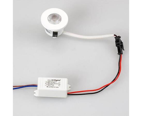 Мебельный светодиодный светильник Arlight LTM-R35WH 1W Warm White 30deg 020753, изображение 4