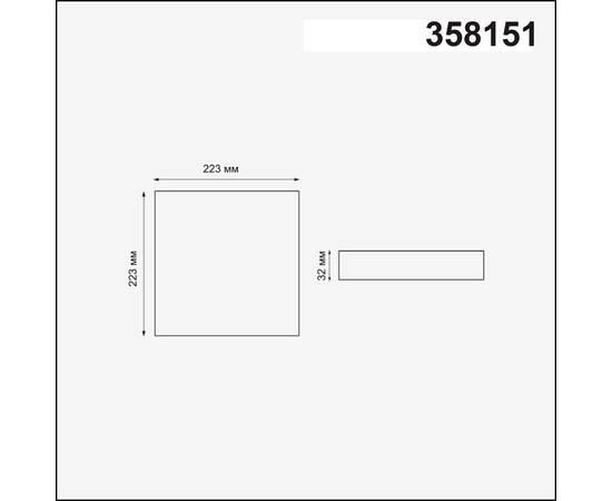 Встраиваемый светодиодный светильник Novotech Spot Mon 358151, изображение 2