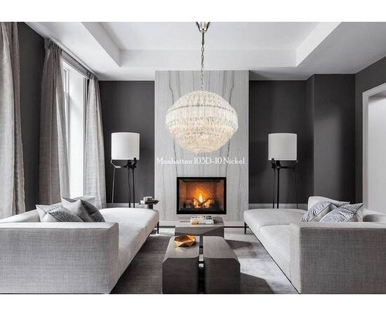 Подвесной светильник iLamp Manhattan 103D-10 Nickel, изображение 2