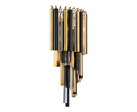Настенный светильник iLamp Tribeca 097B-3 Matt Bronze&Black, изображение 4