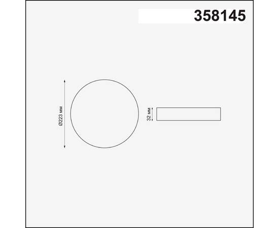 Встраиваемый светодиодный светильник Novotech Spot Mon 358145, изображение 2