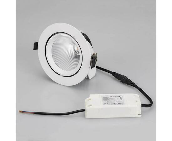 Встраиваемый светодиодный светильник Arlight LTD-Explorer-R130-20W Warm3000 024031, изображение 4
