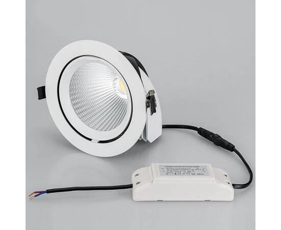 Встраиваемый светодиодный светильник Arlight LTD-150WH-Explorer-30W Day White 38deg 023683, изображение 2