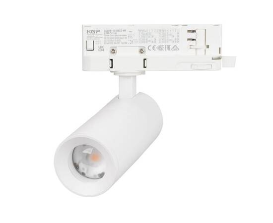Трековый трехфазный светильник Arlight LGD-ARTEMIS-TRACK-4TR-R55-12W Day4000 (WH, 8-80 deg, 230V, DA