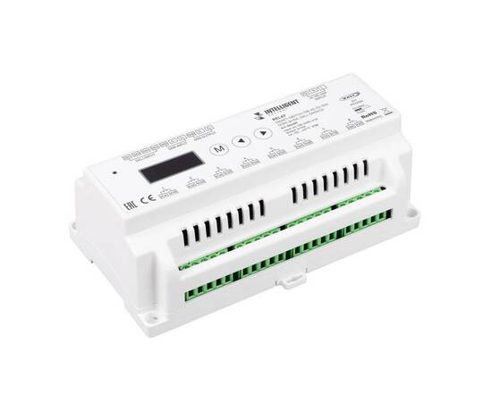 Релейный модуль Arlight SMART-SWITCH-708-82-D2-DIN (230V, 8x10A, DALI, DMX512) 046489