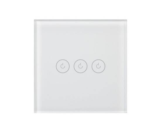 Выключатель сенсорный Arlight SWT-OMALI-S03-ZB-WH (250V, 10A, Zigbee) 050042, изображение 2