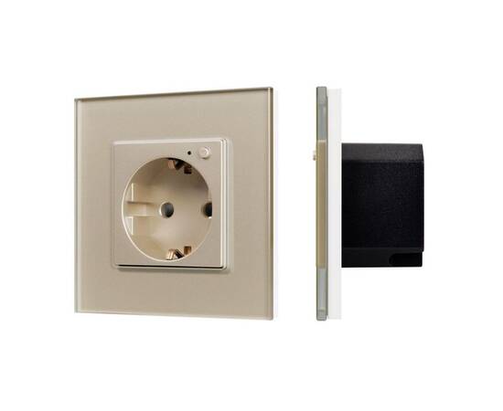 Розетка электрическая с Zigbee управлением Arlight SCT-OMALI-EUZB1-PL-GD (240V, 16A, Zigbee) 050218