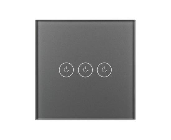 Выключатель сенсорный Arlight SWT-OMALI-S03-ZB-GR (250V, 10A, Zigbee) 050047, изображение 3