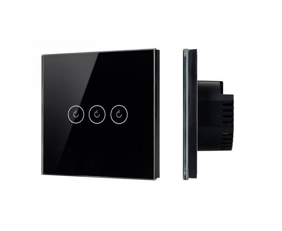 Выключатель сенсорный Arlight SWT-OMALI-S03-ZB-BK (250V, 10A, Zigbee) 050046