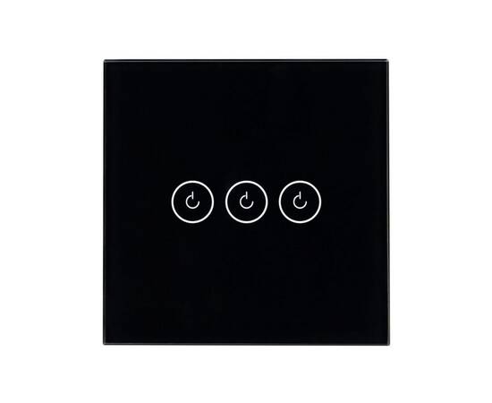 Выключатель сенсорный Arlight SWT-OMALI-S03-ZB-BK (250V, 10A, Zigbee) 050046, изображение 3