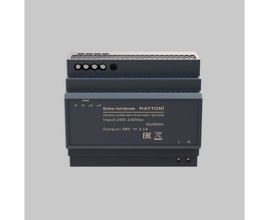 Блок питания Maytoni PSL016 150Вт 48В IP20 831006, изображение 2