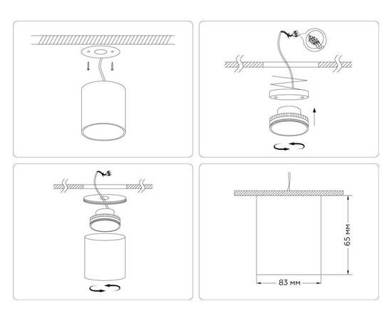 Накладной светильник Ambrella Light Techno spot GX Standard tech TN5306, изображение 6