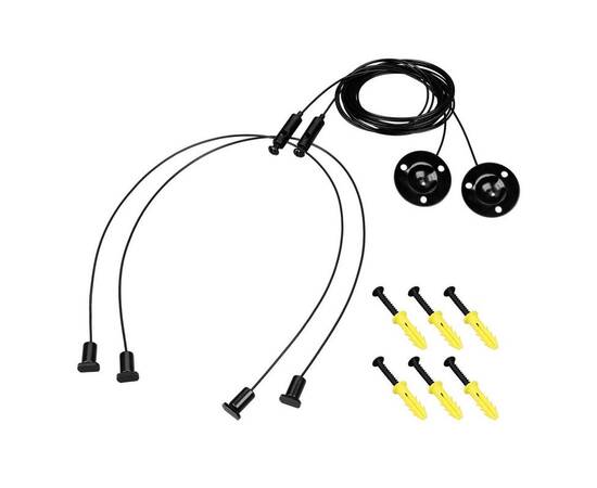 Подвес Arlight LINE-6070 2x2m Set BLACK (Pad 9x2mm) 056257