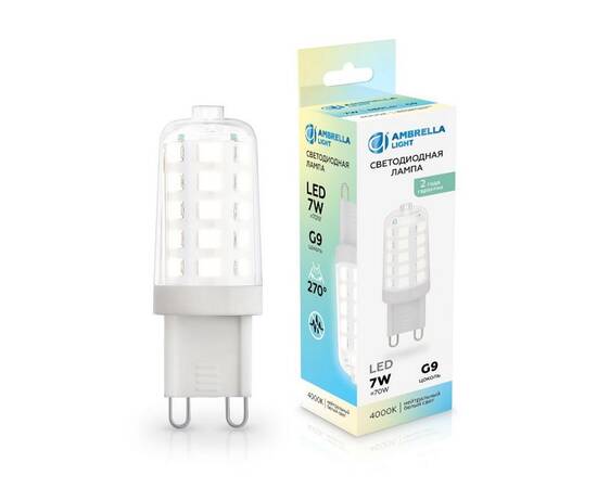 Светодиодная лампа Ambrella Light Bulbing G9 7W 4000K 100704, изображение 3