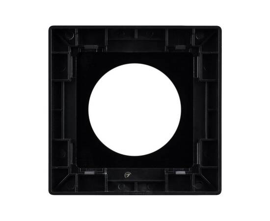 Рамка 1-местная алюминиевая Arlight FRM-PRESTO-ALR-1-BK 043876, изображение 2