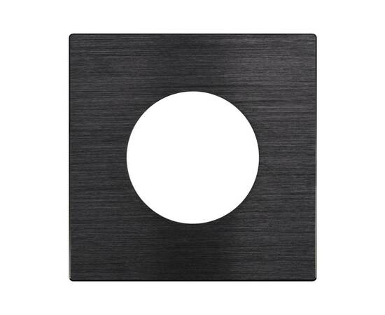 Рамка 1-местная алюминиевая Arlight FRM-PRESTO-ALR-1-BK 043876, изображение 3