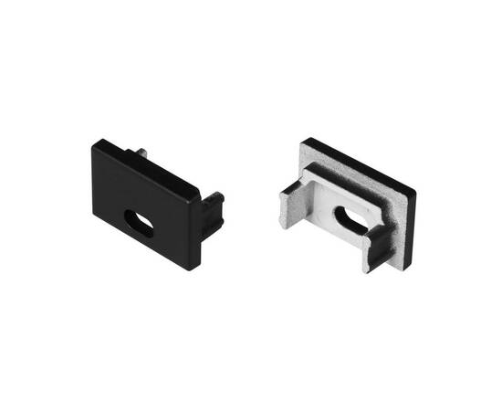 Заглушка Arlight SL-SLIM15-H10 BLACK с отверстием 058492