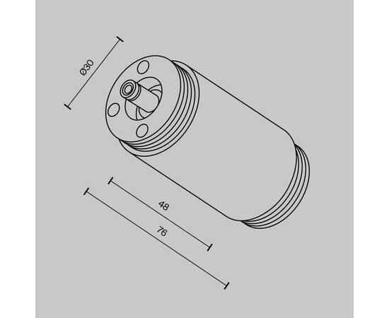 Прямой коннектор без ввода питания Maytoni Shelf CA013IC-B, изображение 5