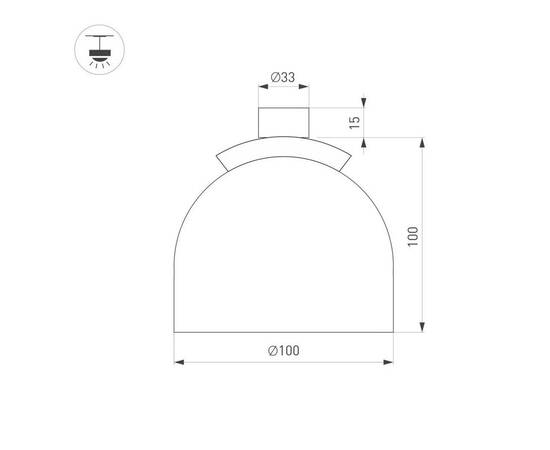 Трековый светильник Arlight ART-INBELT-CUP-R100-8W Day4000-MIX (BK, 90 deg, 48V, DALI) 051177, изображение 6