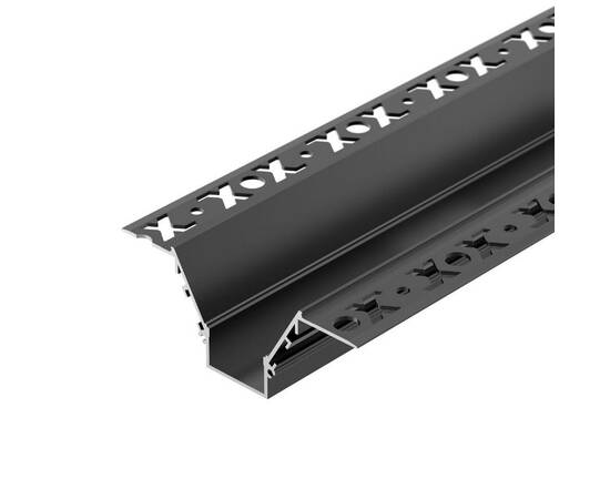 Алюминиевый профиль Arlight COMFORT21-V-FANTOM-2000 BLACK 052544, изображение 2