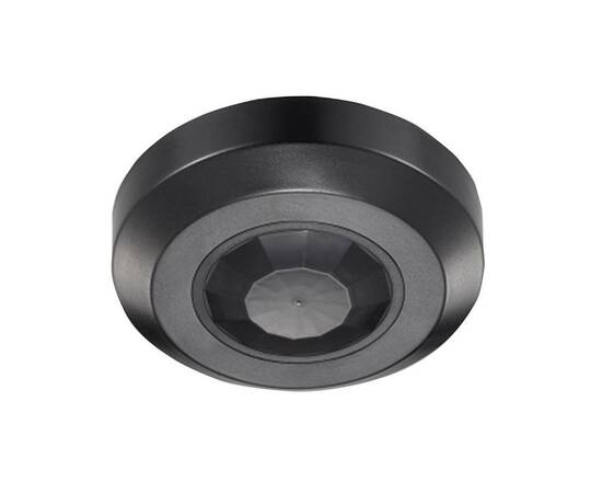 Датчик движения Arlight PRIME-PIR-SURFACE-R76-200W-BK (230V, 0.87A, SLIM, IP20) 054731