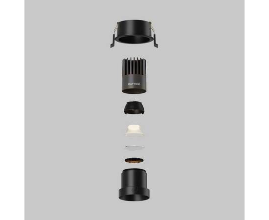 Встраиваемый светильник Maytoni Technical Dip DL116-10W-3K-B, изображение 12