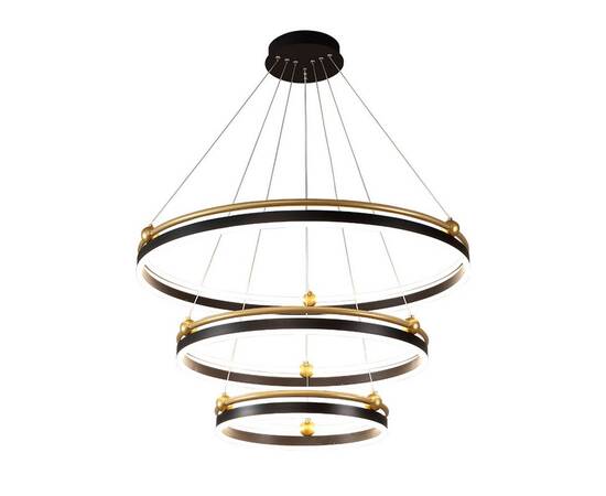 Подвесная люстра Crystal Lux FERNANDO SP158W LED BLACK/GOLD, изображение 3