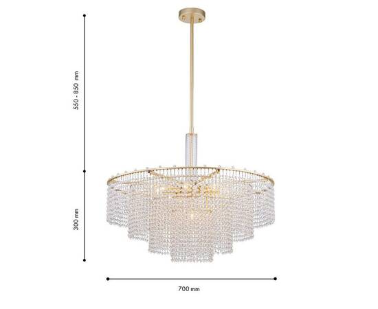 Люстра на штанге Favourite Fringe 4762-9P, изображение 2