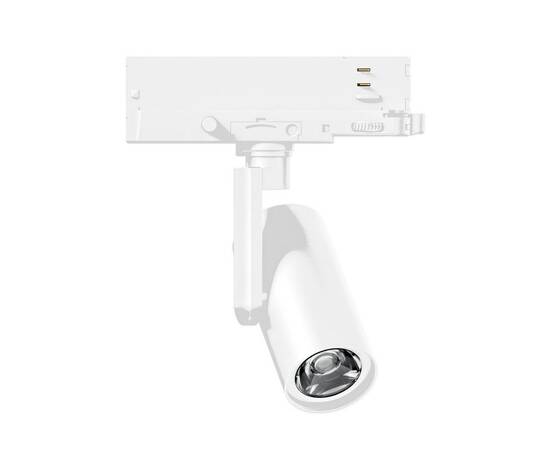 Трековый трехфазный светильник Arlight LGD-ARTIFACT-4TR-R65-18W Warm3000-MIX (WH, 20 deg, DALI, 230V